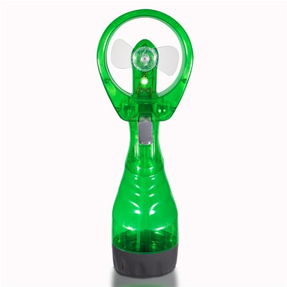 Green Water Spray Fan