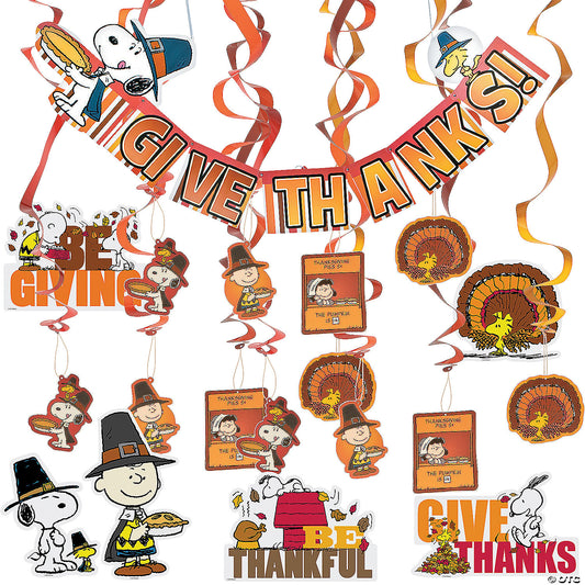 Peanuts ® Thanksgiving Decorating Kit (19 Per pack)