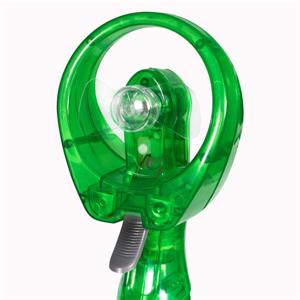 Green Water Spray Fan