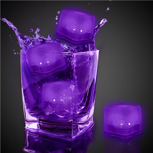 Purple LED Ice Cubes (12 Per pack)