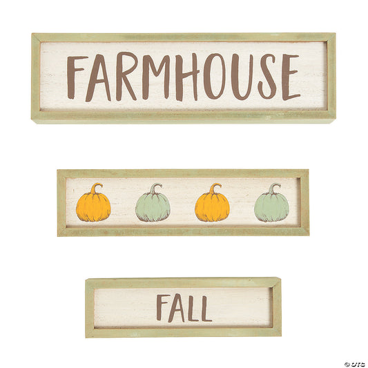 Farmhouse Fall Tabletop Blocks (3 Per pack)