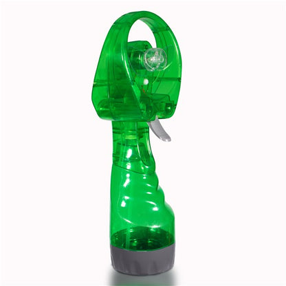 Green Water Spray Fan