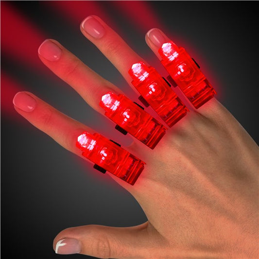 Red LED Finger Rings (36 Per pack)