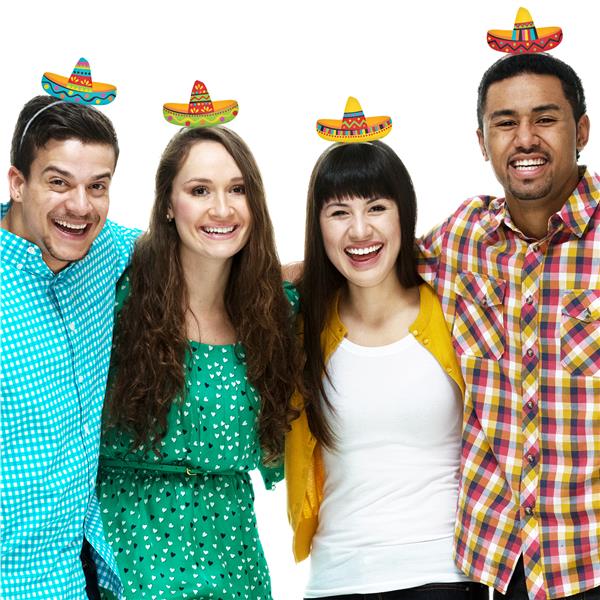 Sombrero Headbands (8 Per pack)