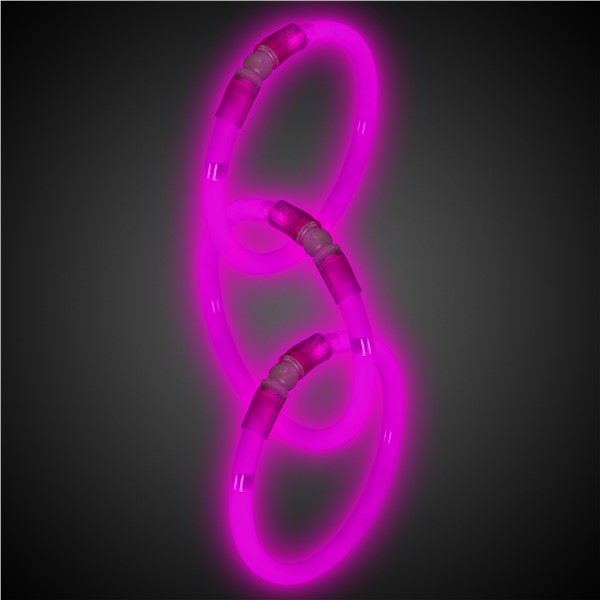 Pink Glow Bracelets (3 Per pack)