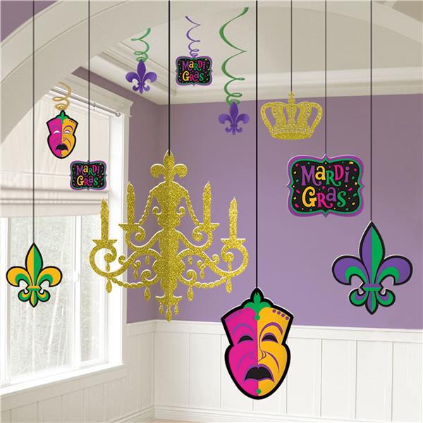 Mardi Gras Chandelier Kit (21 per pack)