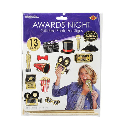 Awards Night Photo Booth Prop Kit (13 Per pack)