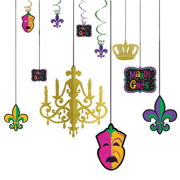 Mardi Gras Chandelier Kit (21 per pack)