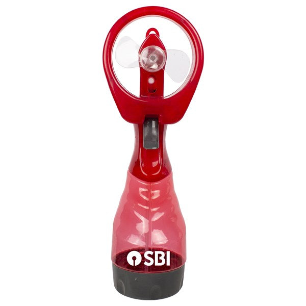 Red Water Spray Fan