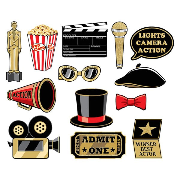 Awards Night Photo Booth Prop Kit (13 Per pack)