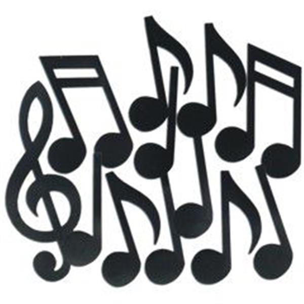 Music Note Cutouts (12 per pack)