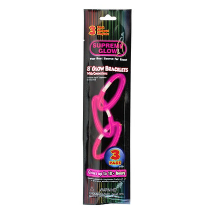 Pink Glow Bracelets (3 Per pack)