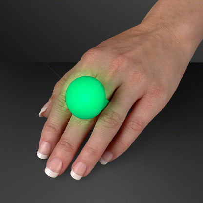 LED Green Flash Glow Rings