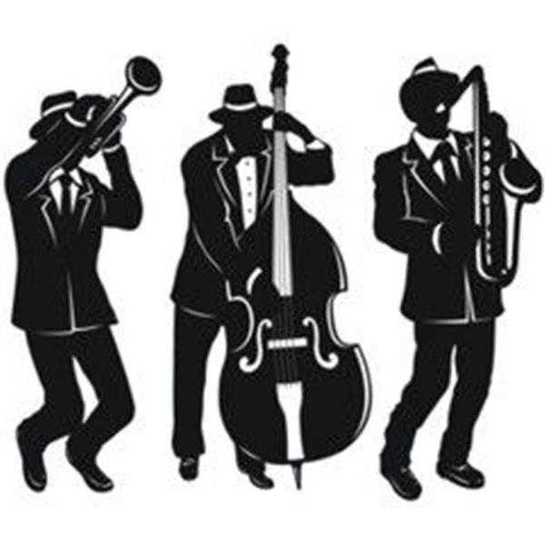 Jazz Trio Cutouts (3 per pack)