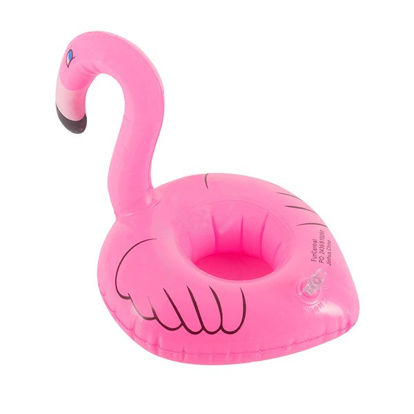 Inflatable Floating Flamingo Coasters (12 Per pack)