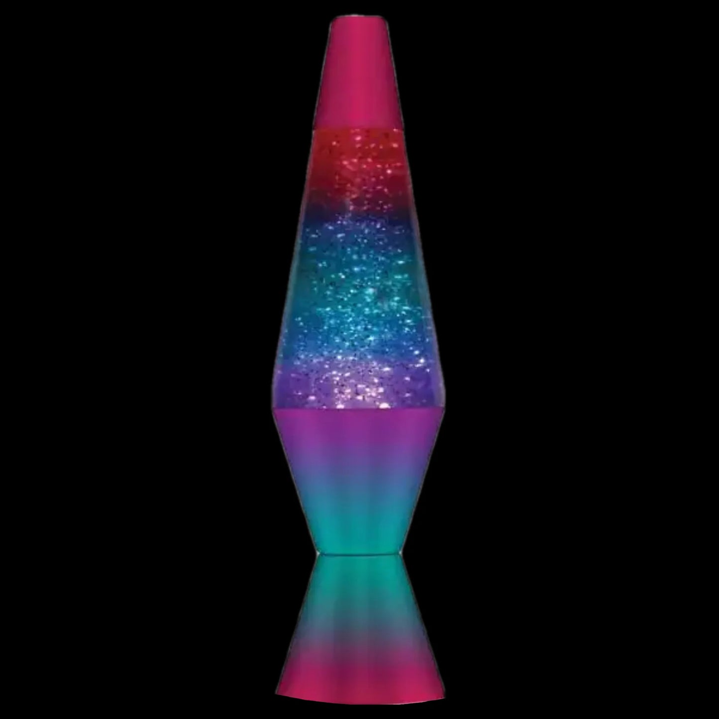 14.5" Berry Glitter Lamp