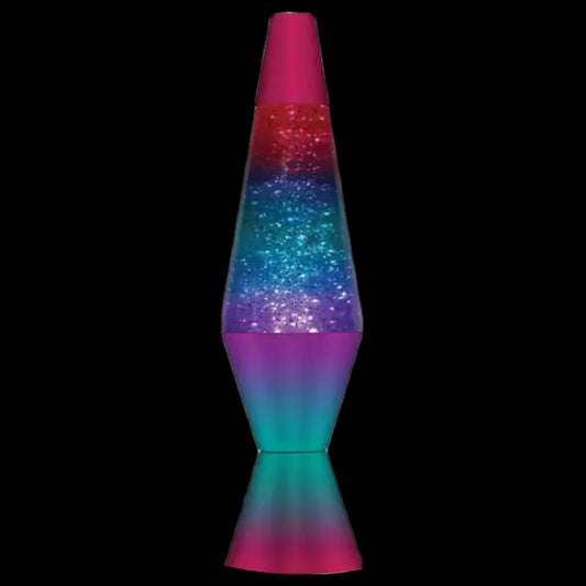 14.5" Berry Glitter Lamp