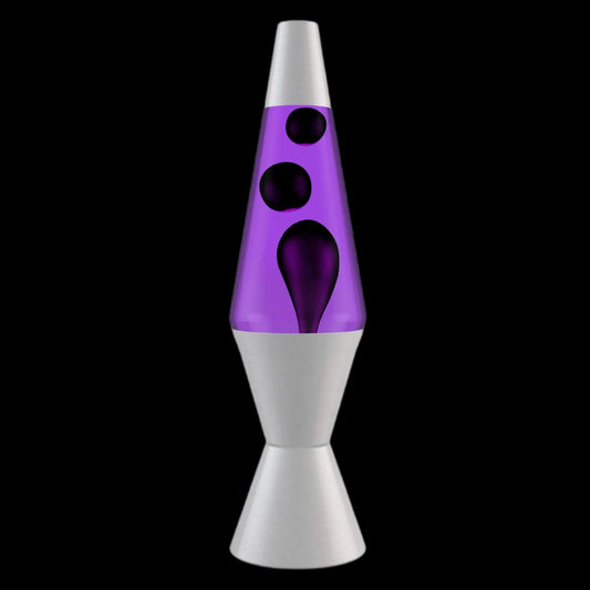 14.5” Purple/Black Lava Lamp