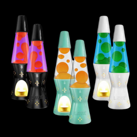 11.5" Ceramic Candle Lava Lamp