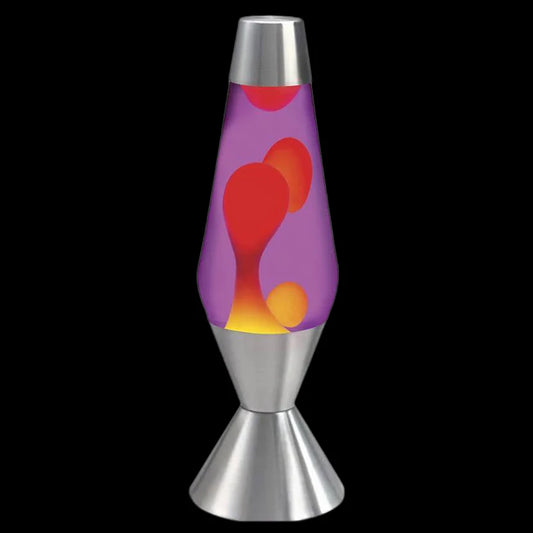 16.3” Purple/Yellow Lava Lamp