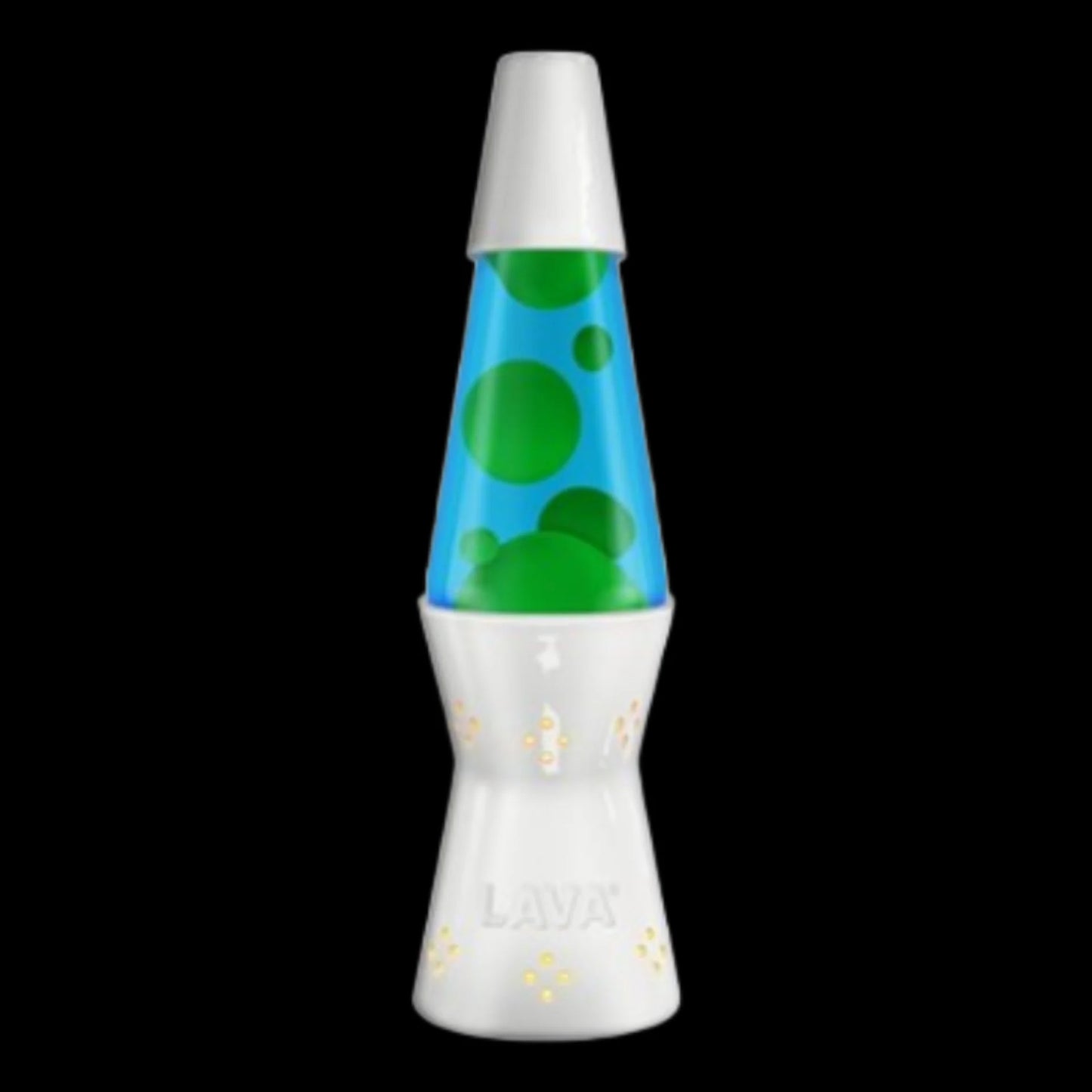 11.5" Ceramic Candle Lava Lamp