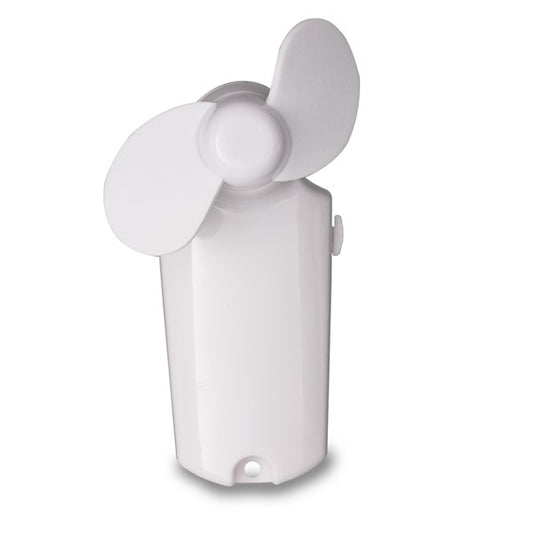 White Handheld Mini 3 3/4" Fan