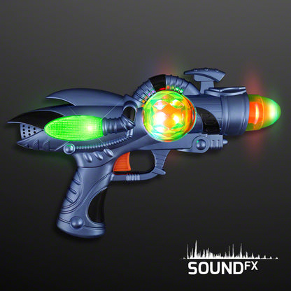 Space Sounds Light Up Gun Toy