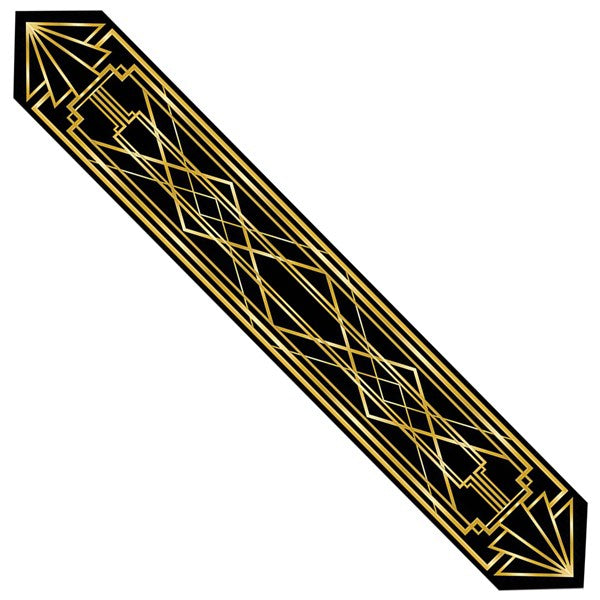 Roaring 20's Art Deco Table Runner