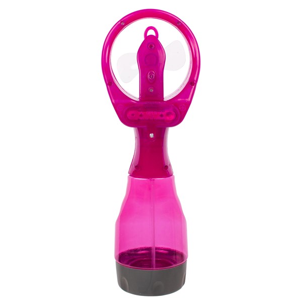 Pink Water Spray Fan