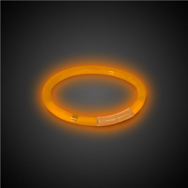 Orange 8" Glow Bracelets (50 Per pack)