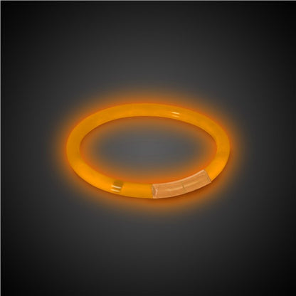 Orange 8" Glow Bracelets (50 Per pack)