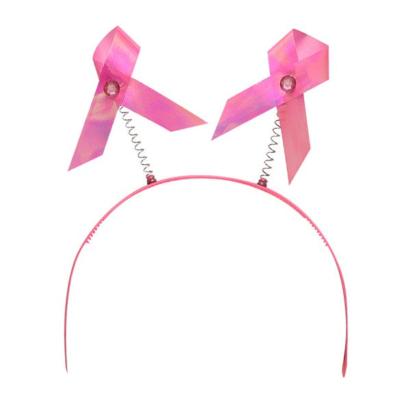 Pink Ribbon Headboppers (12 Per pack)