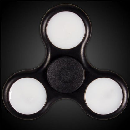 LED Black Fidget Toy Spinner