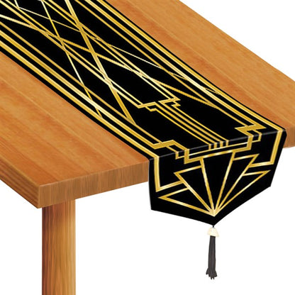 Roaring 20's Art Deco Table Runner