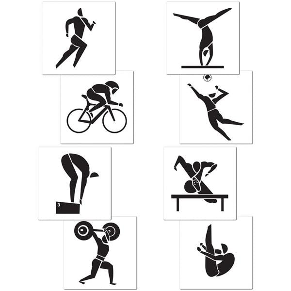 Summer Olympic Games Cutouts (4 Per pack)