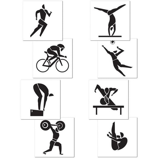 Summer Olympic Games Cutouts (4 Per pack)