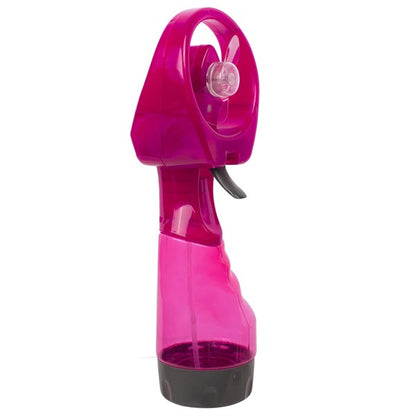 Pink Water Spray Fan