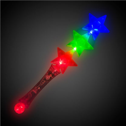 LED Triple Star Wand