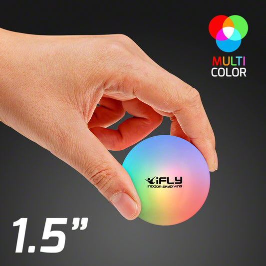 1.5" Multicolor LED Bounce Ball, Impact Activated LED