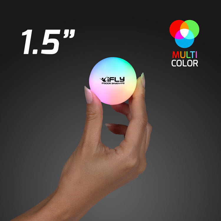 1.5" Multicolor LED Bounce Ball, Impact Activated LED