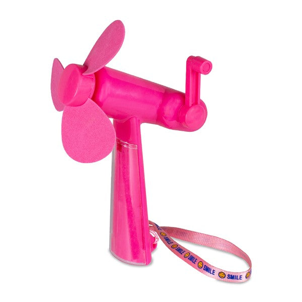 Pink Plastic Foam Blade Fan