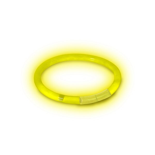 Yellow 8" Glow Bracelets (50 Per pack)