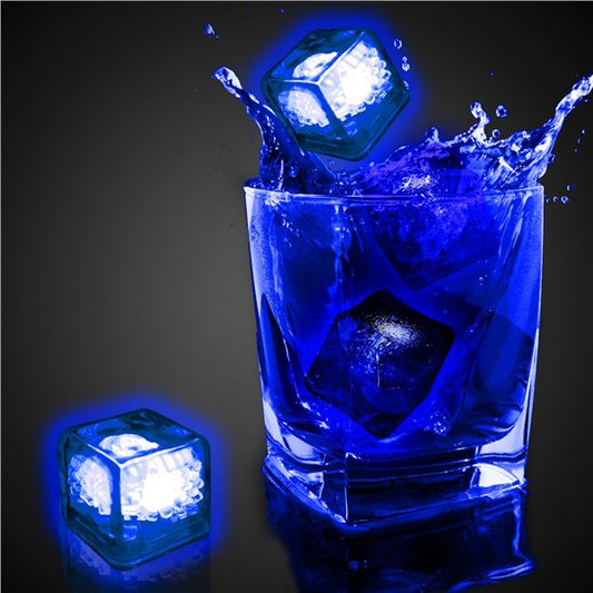 Blue Liquid-Activated LED Ice Cubes(12 Per pack)