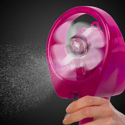 Pink Water Spray Fan