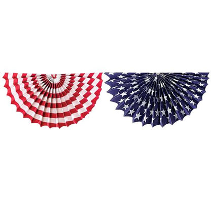 Patriotic Fan Bunting Garland