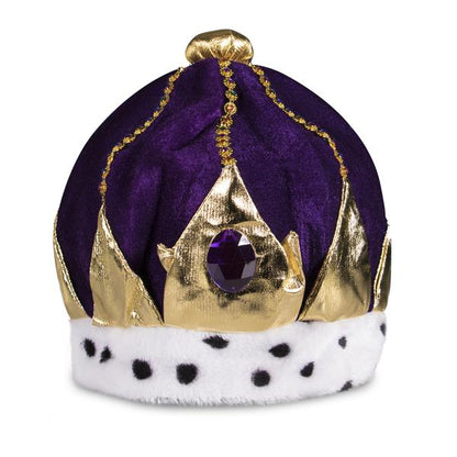 Purple Velvet Royal Crown