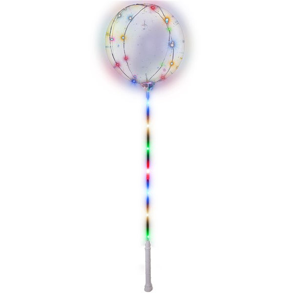 LED Lollipop Balloon Kit with White Handle