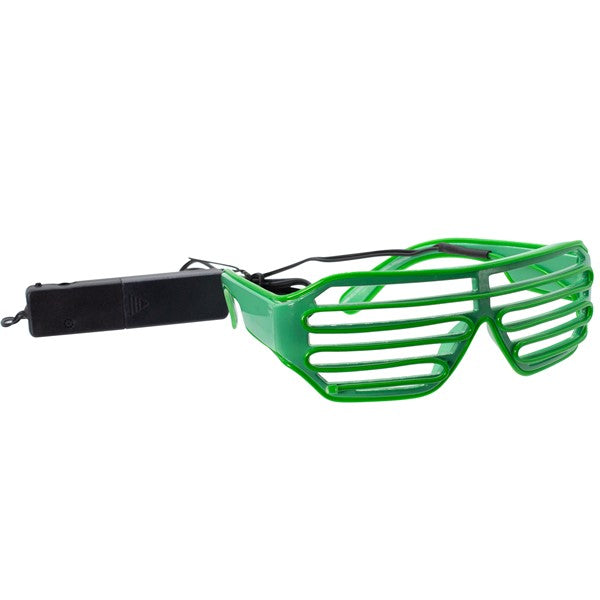 Green EL Wire Slotted Shades