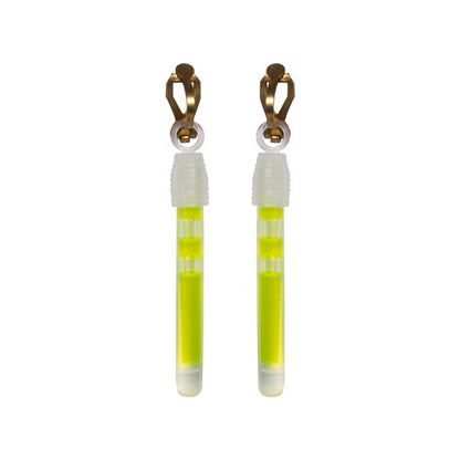 Green Glow Clip-On Earrings