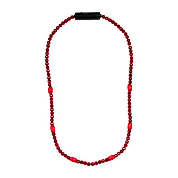 LED Red 30" Beaded Necklace